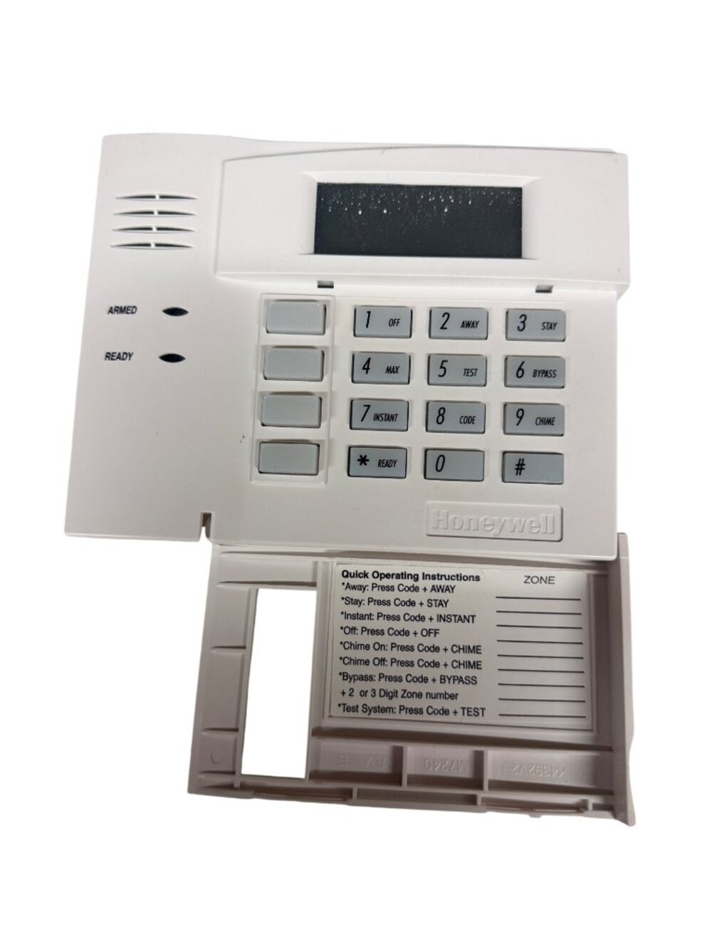 ✨Honeywell 6150 Fixed English Wired Alarm Keypad Security Control Panel Tested(